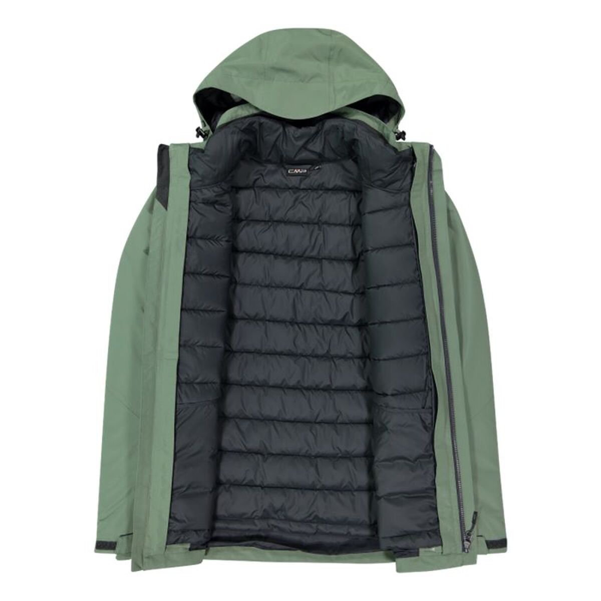 Ανδρικό Aθλητικό Mπουφάν Campagnolo Man Zip Detachable Inn Μπλε