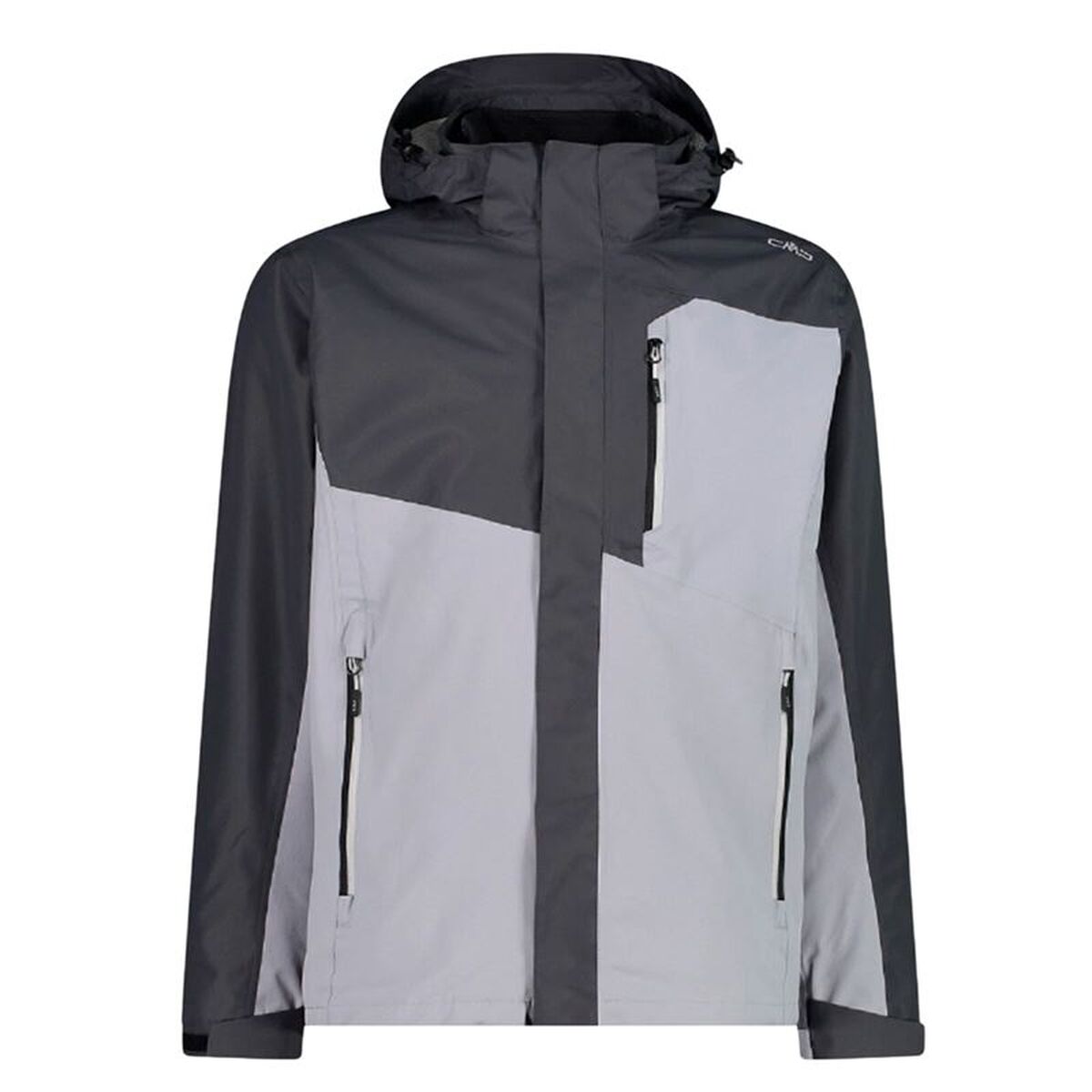 Ανδρικό Αθλητικό Mπουφάν Campagnolo CMP Man Zip Detachable Inn Γκρι