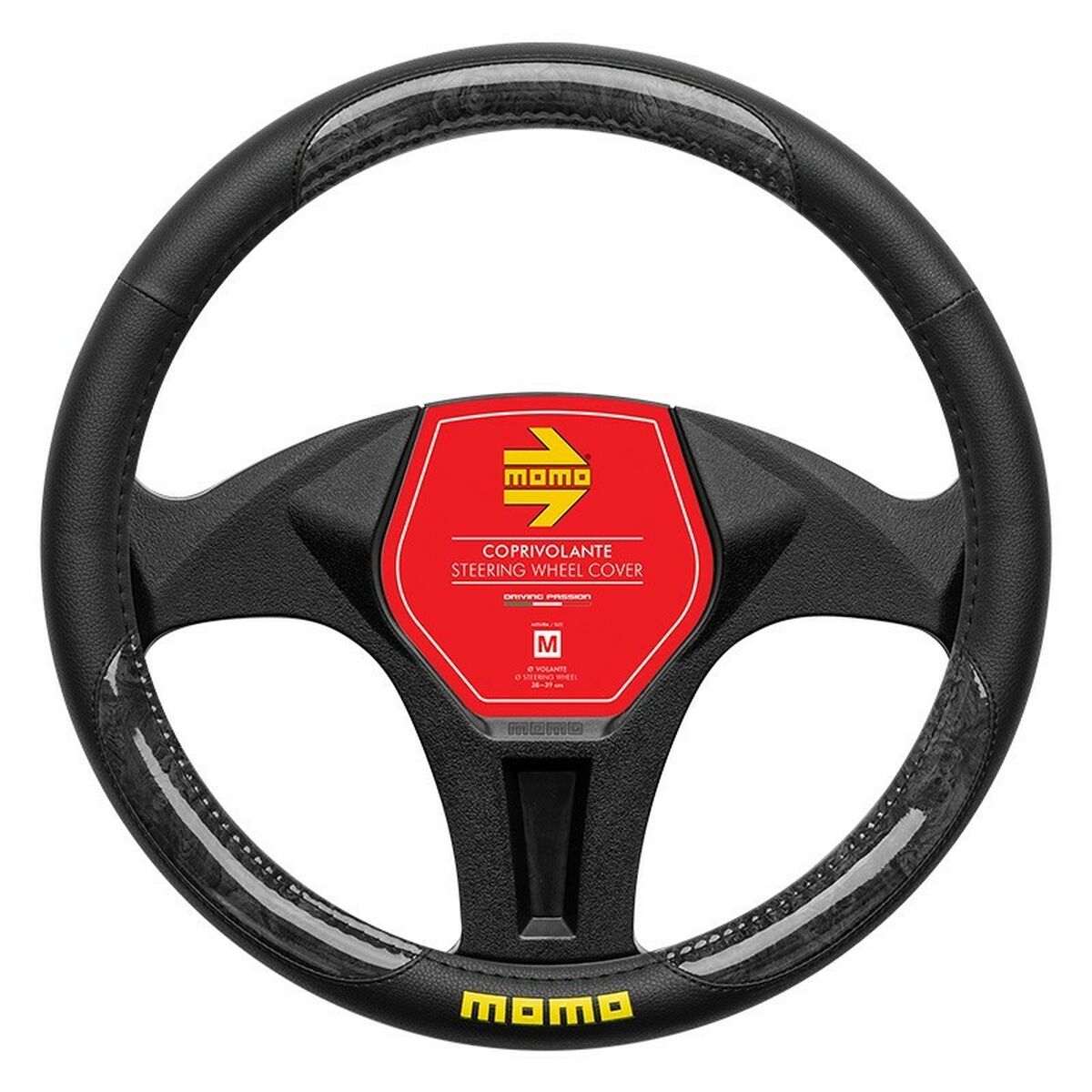 Καλύμμα Τιμονιού MOMO MOMLSWC0BRBWB Ø 38-39 cm