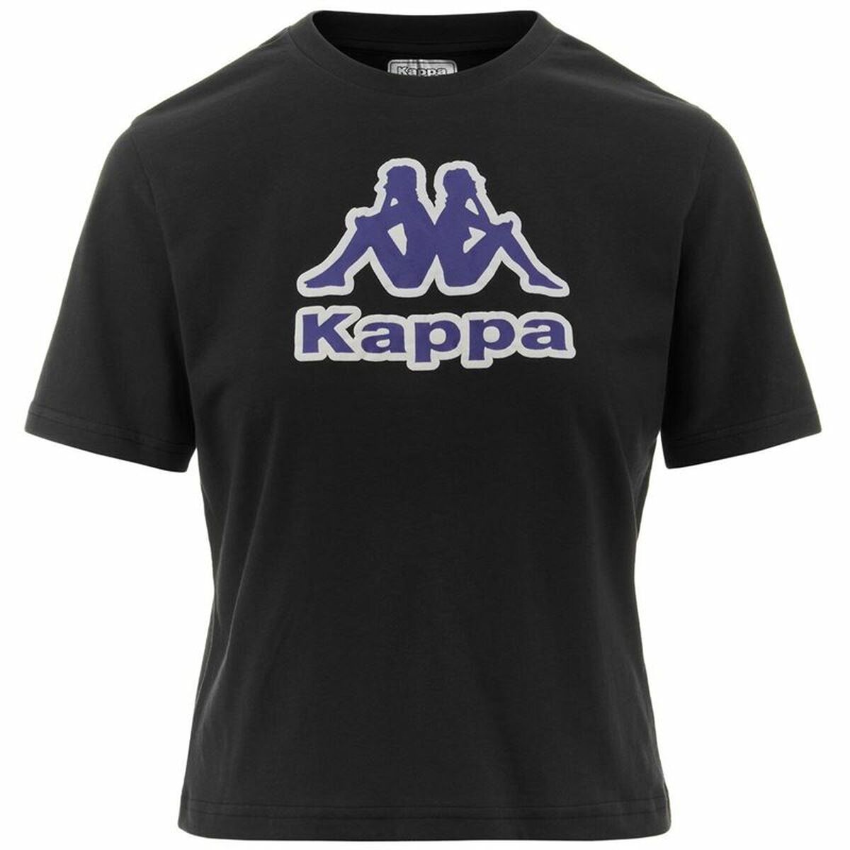 Γυναικεία Μπλούζα με Κοντό Μανίκι Kappa Fabra Μαύρο