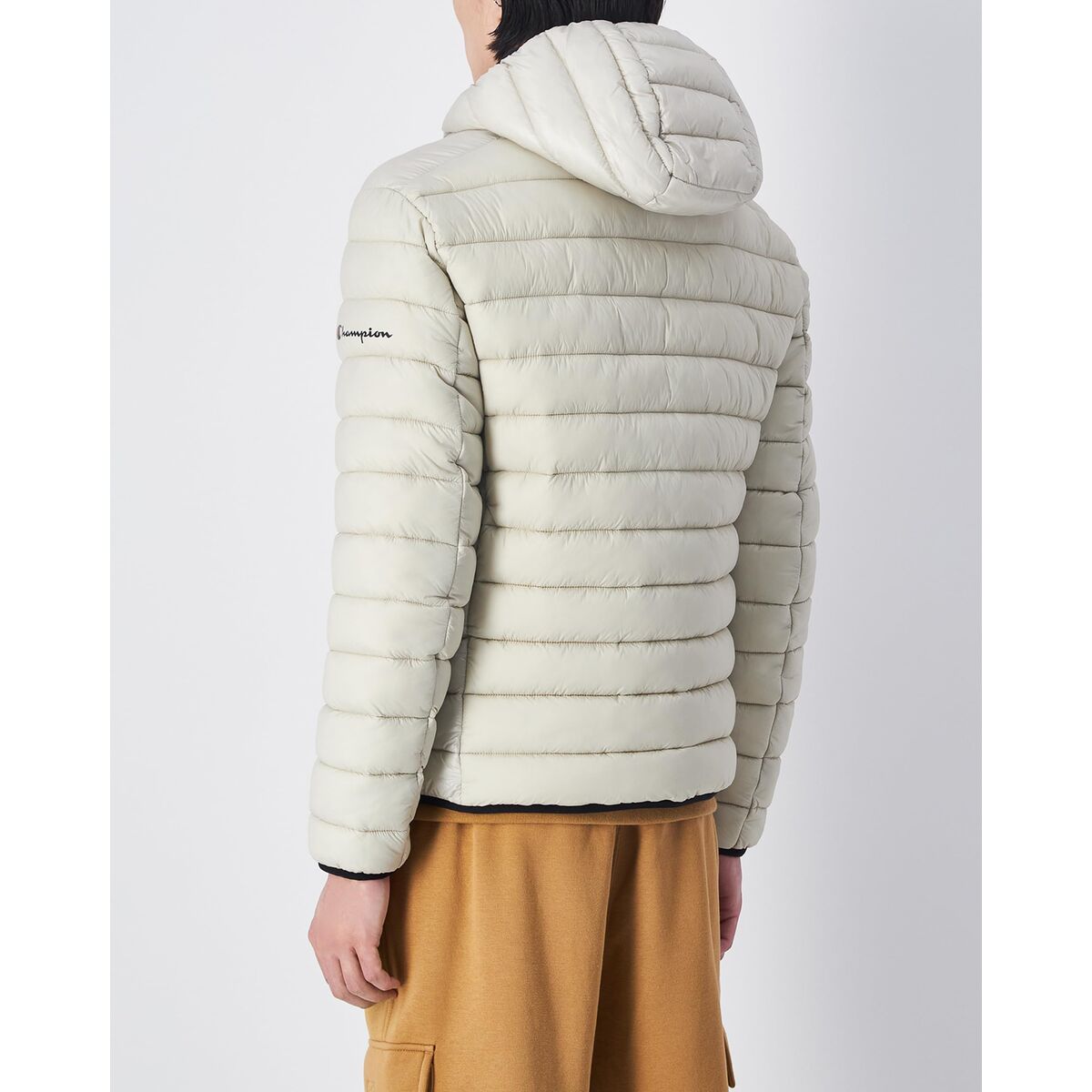 Ανδρικό Aθλητικό Mπουφάν Champion Hooded Μπεζ