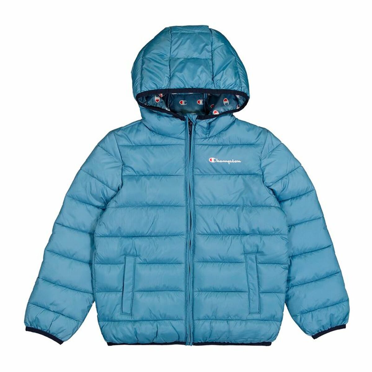 Ανδρικό Aθλητικό Mπουφάν Champion Hooded Μπλε