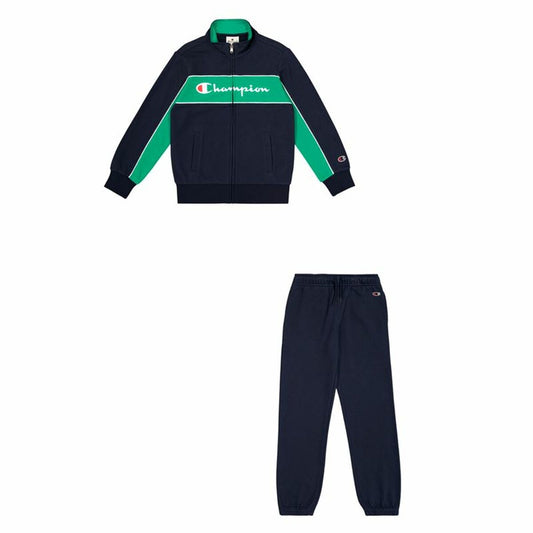 Παιδική Αθλητική Φόρμα Champion Full Zip Suit Σκούρο μπλε Ναυτικό Μπλε