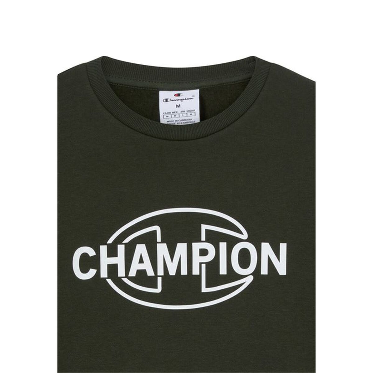Ανδρικό Φούτερ χωρίς Κουκούλα Champion Graphic Shop Σκούρο πράσινο Στρατιωτικό πράσινο