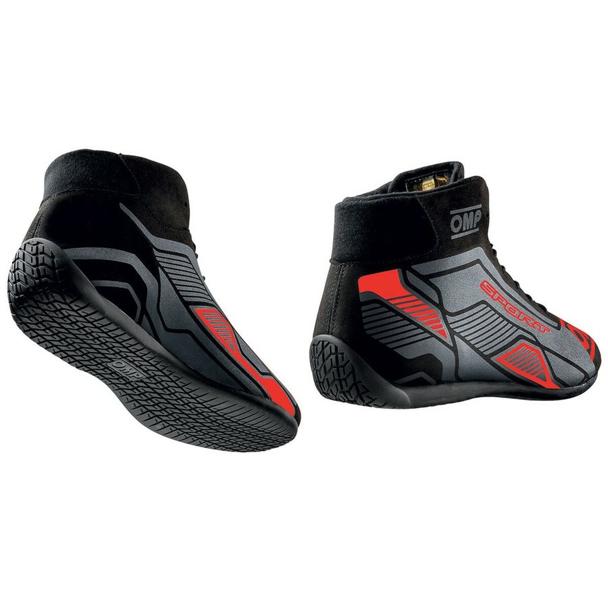 Μπότες Racing OMP SPORT Μαύρο/Κόκκινο 43