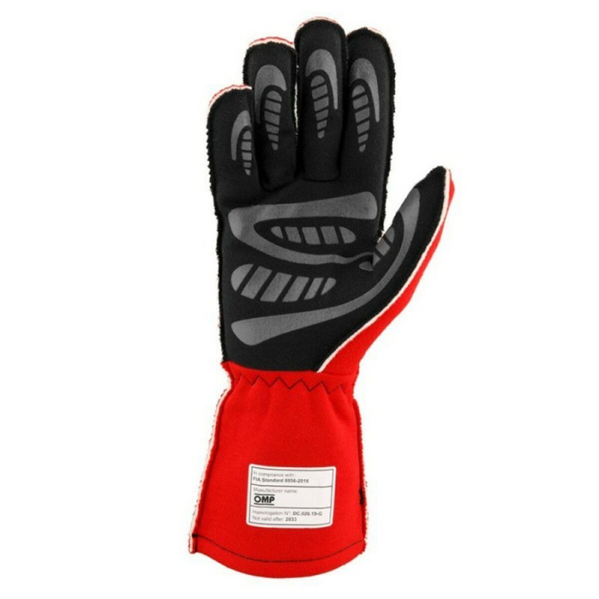 Karting Gloves OMP MY2025 Κόκκινο FIA 8856-2018