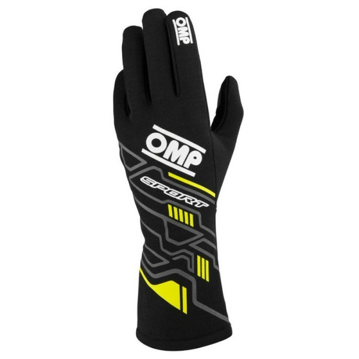Karting Gloves OMP MY2025 Κίτρινο Μαύρο FIA 8856-2018