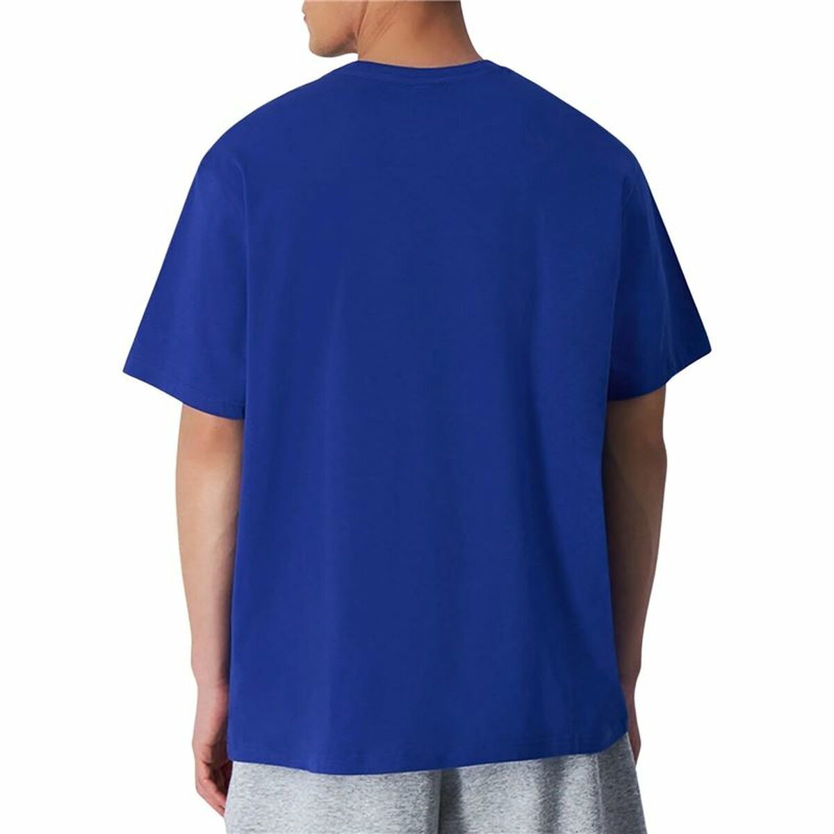 Ανδρική Μπλούζα με Κοντό Μανίκι Champion Crewneck Μπλε