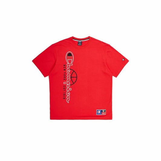Ανδρική Μπλούζα με Κοντό Μανίκι Champion Crewneck Κόκκινο