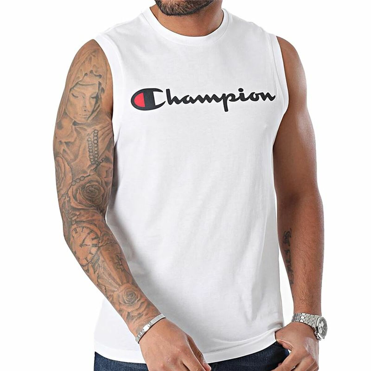 Αντρικó Top Tank Champion Crewneck Λευκό