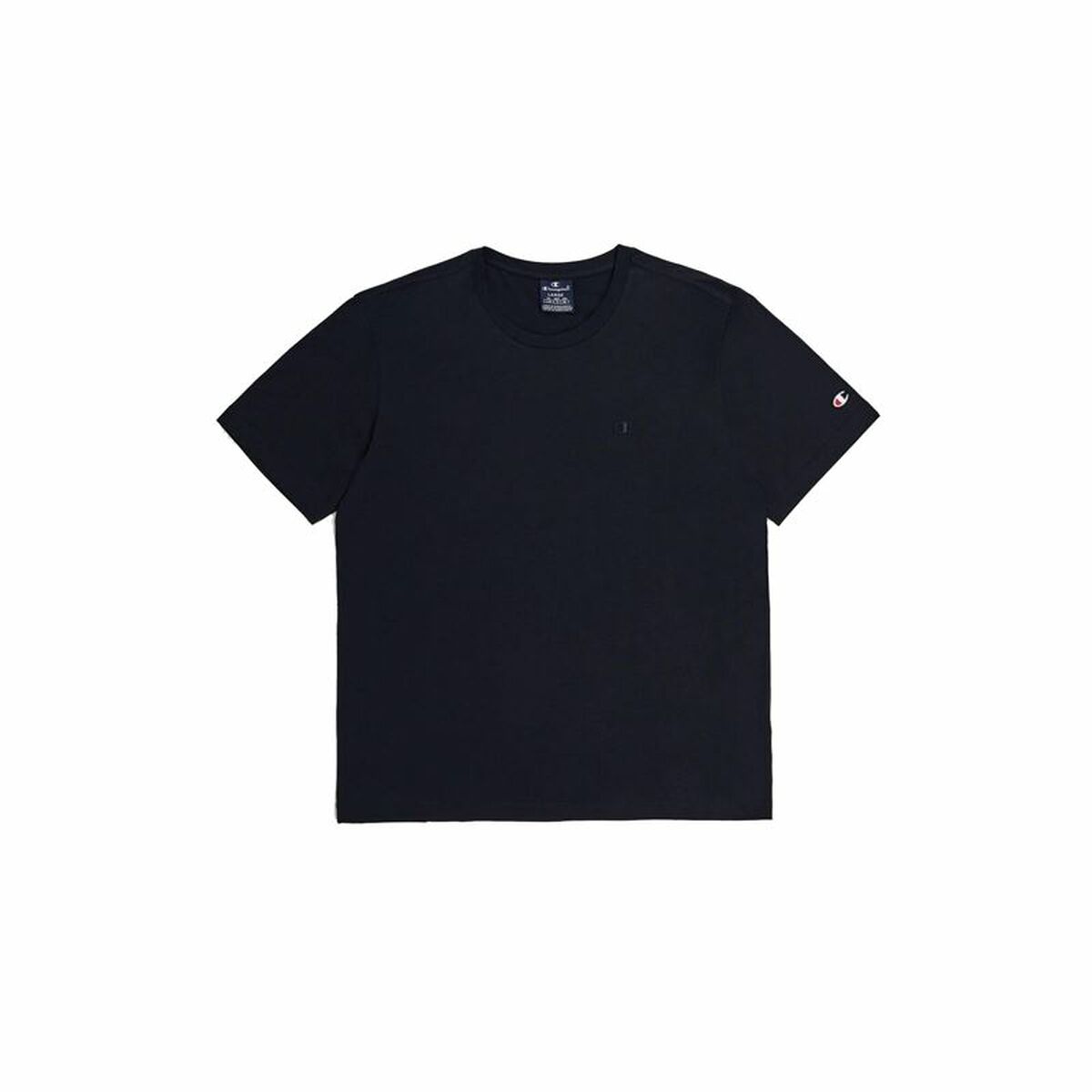 Ανδρική Μπλούζα με Κοντό Μανίκι Champion Crewneck Μαύρο