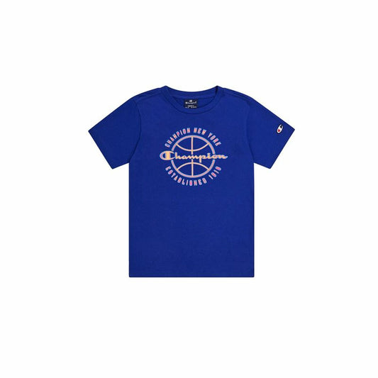 Ανδρική Μπλούζα με Κοντό Μανίκι Champion Crewneck Ναυτικό Μπλε