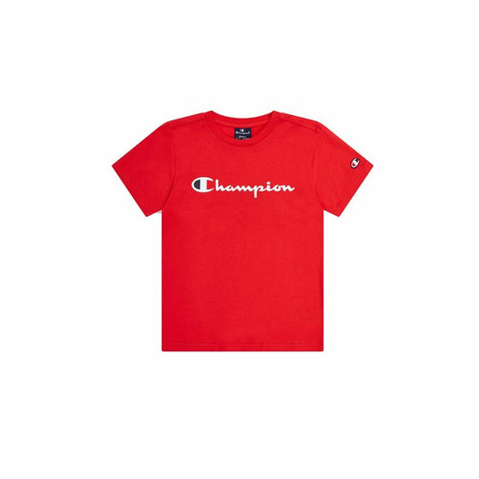 Παιδικό Μπλούζα με Κοντό Μανίκι Champion Crewneck Κόκκινο