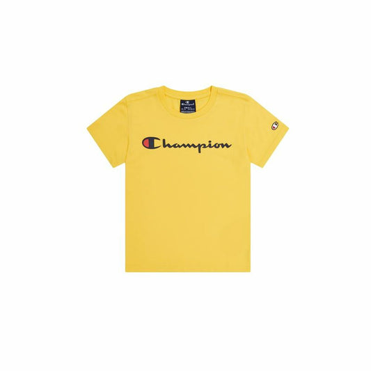Παιδικό Μπλούζα με Κοντό Μανίκι Champion Crewneck Κίτρινο