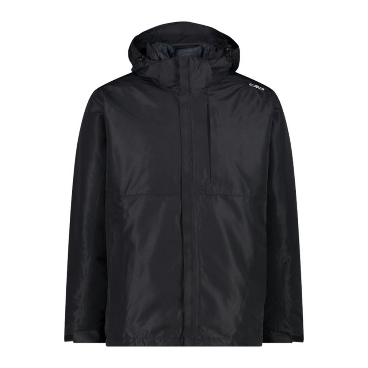Ανδρικό Aθλητικό Mπουφάν Campagnolo Zip Hood Detachable Inn Μαύρο
