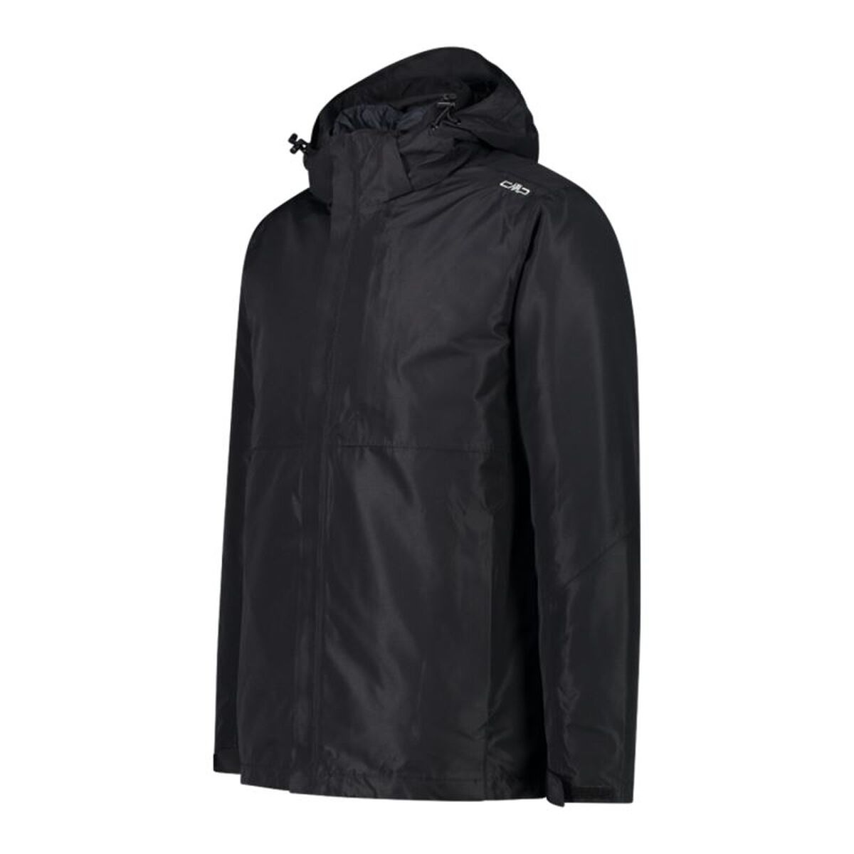 Ανδρικό Aθλητικό Mπουφάν Campagnolo Zip Hood Detachable Inn Μαύρο