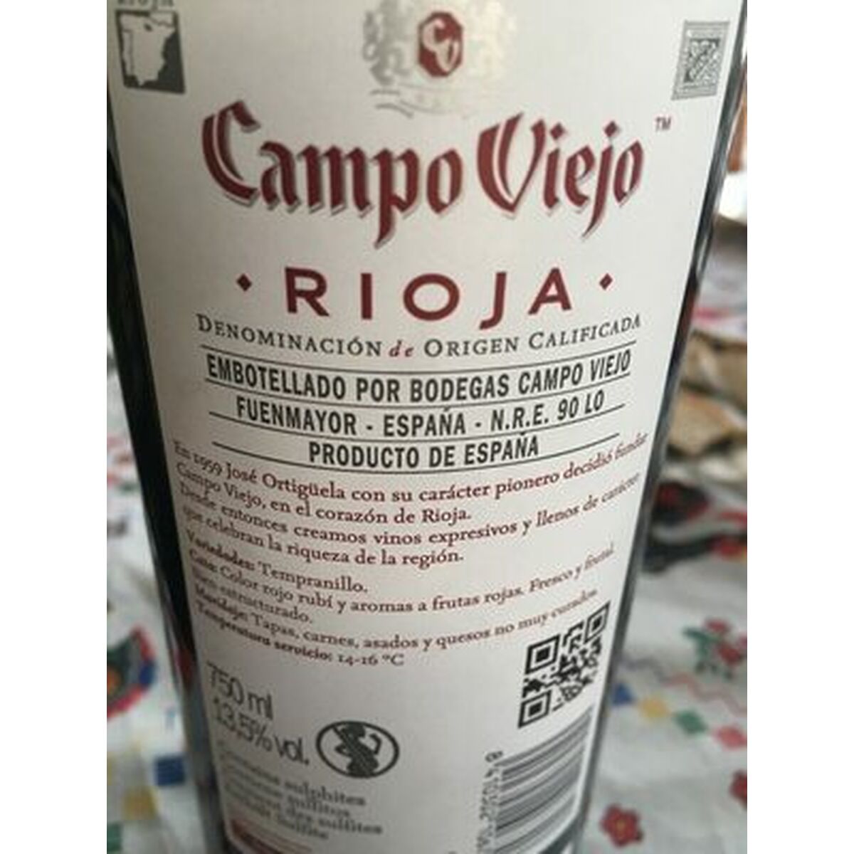 Eρυθρό ρασί Campo Viejo 1,2 kg