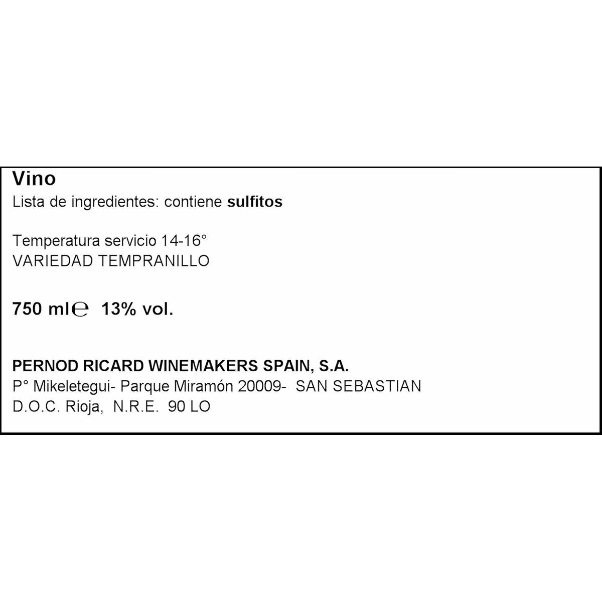 Eρυθρό ρασί Campo Viejo 1,2 kg
