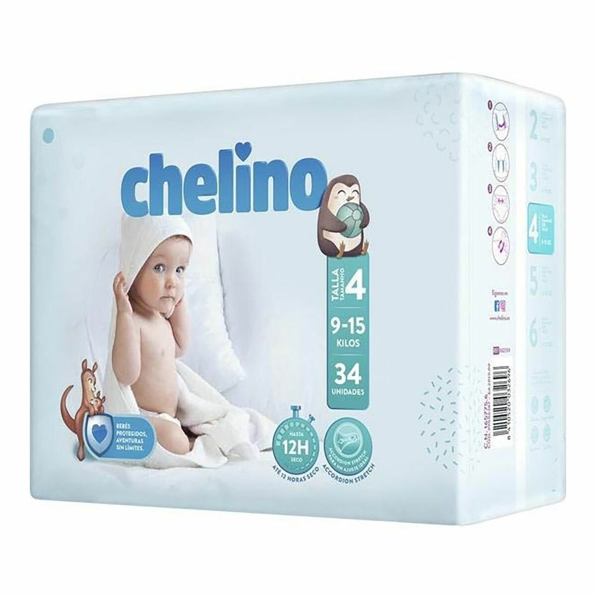 Πανάκια μιας χρήσης Chelino 3602484 (34 Μονάδες)