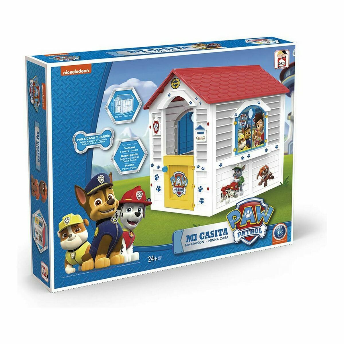Παιχνιδάκι Παιδικό Σπίτι Chicos Paw Patrol (104 x 103 x 84 cm) (Ανακαινισμenα A)