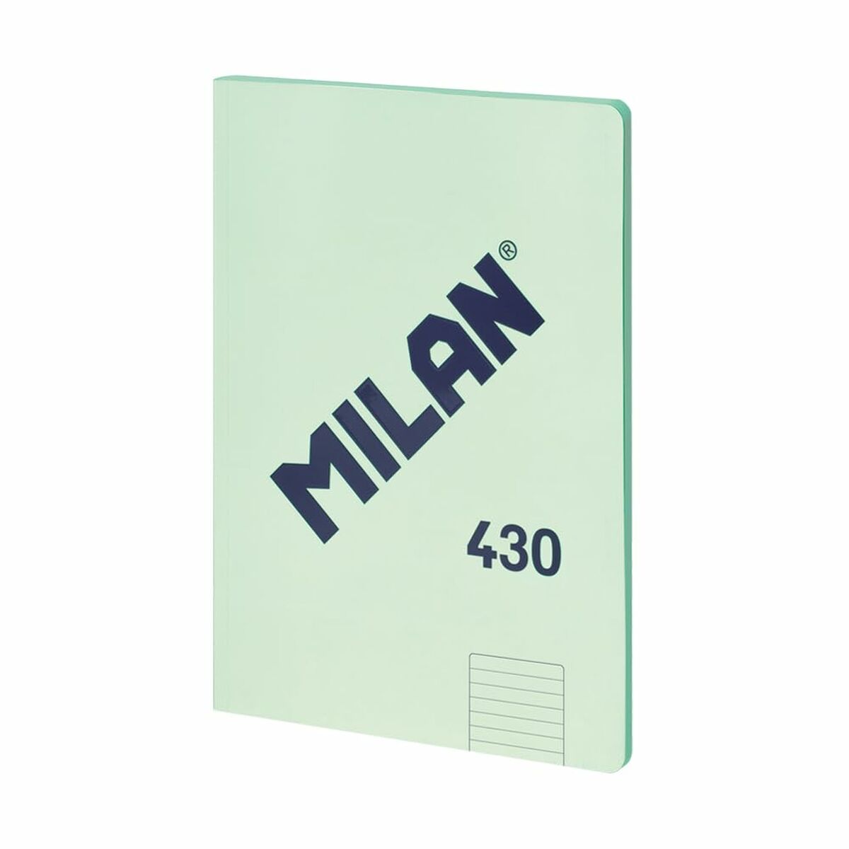 Σημειωματάριο Milan 430 Πράσινο A4 48 Φύλλα (3 Μονάδες)
