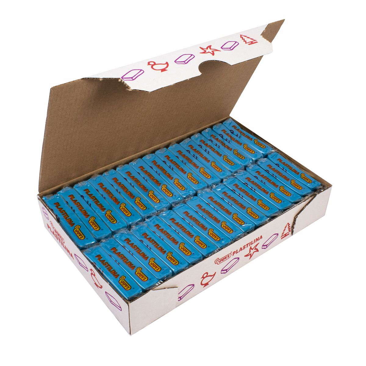 Πλαστελίνη Jovi Μπλε 50 g (30 Τεμάχια)