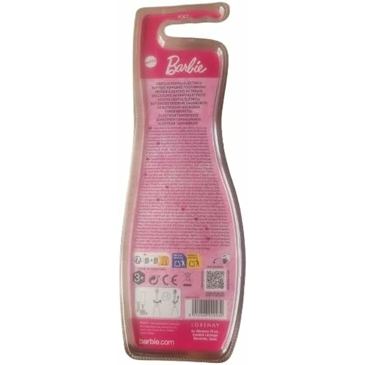Ηλεκτρική οδοντόβουρτσα + Ανταλλακτικό Barbie Ροζ