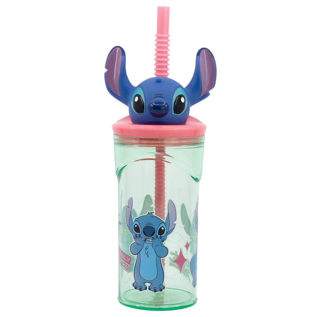 Κούπα με Καλαμάκι με Stitch Sweet 3D 360 ml