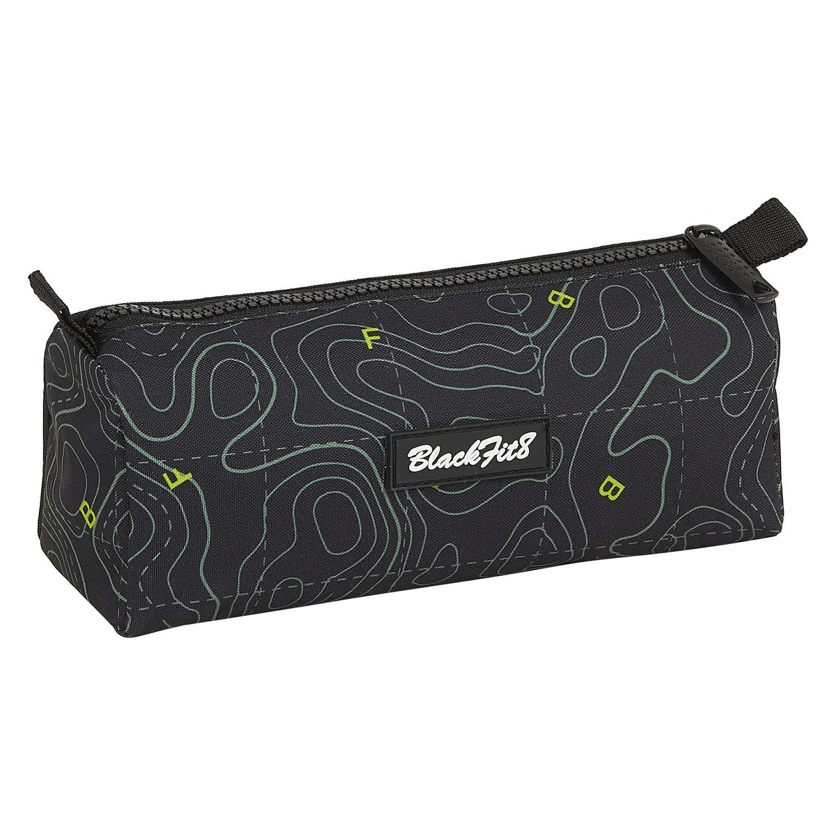 Θήκη Topografhy BlackFit8 842142742 Μαύρο Πράσινο (21 x 8 x 7 cm)