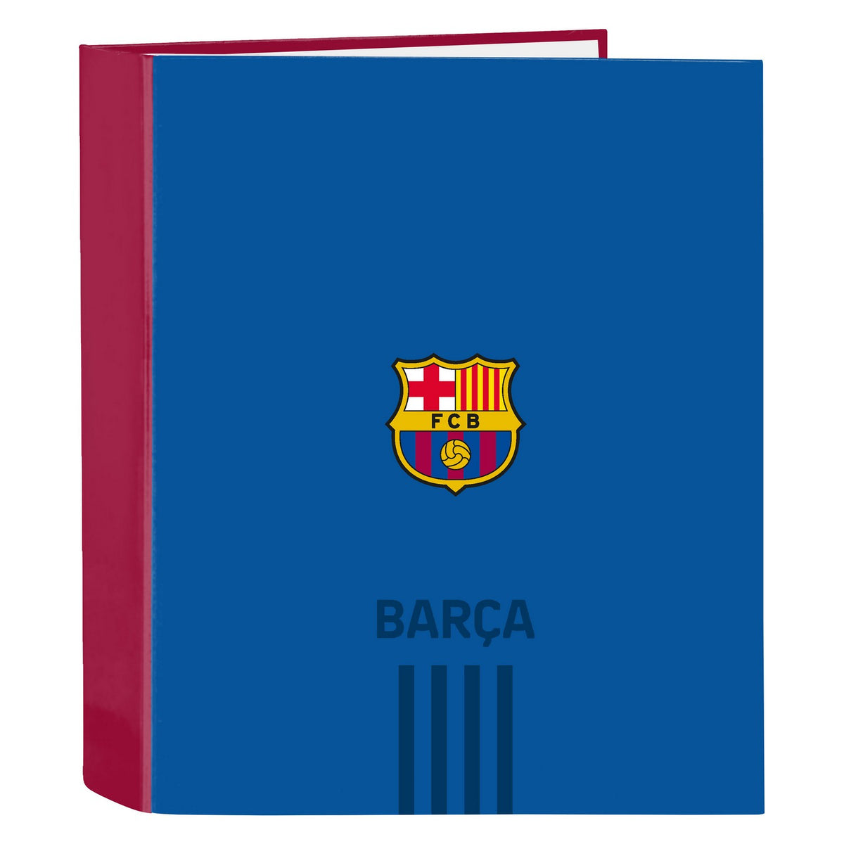 Φάκελος δακτυλίου F.C. Barcelona M657 Μπορντό Ναυτικό Μπλε A4 27 x 33 x 6 cm