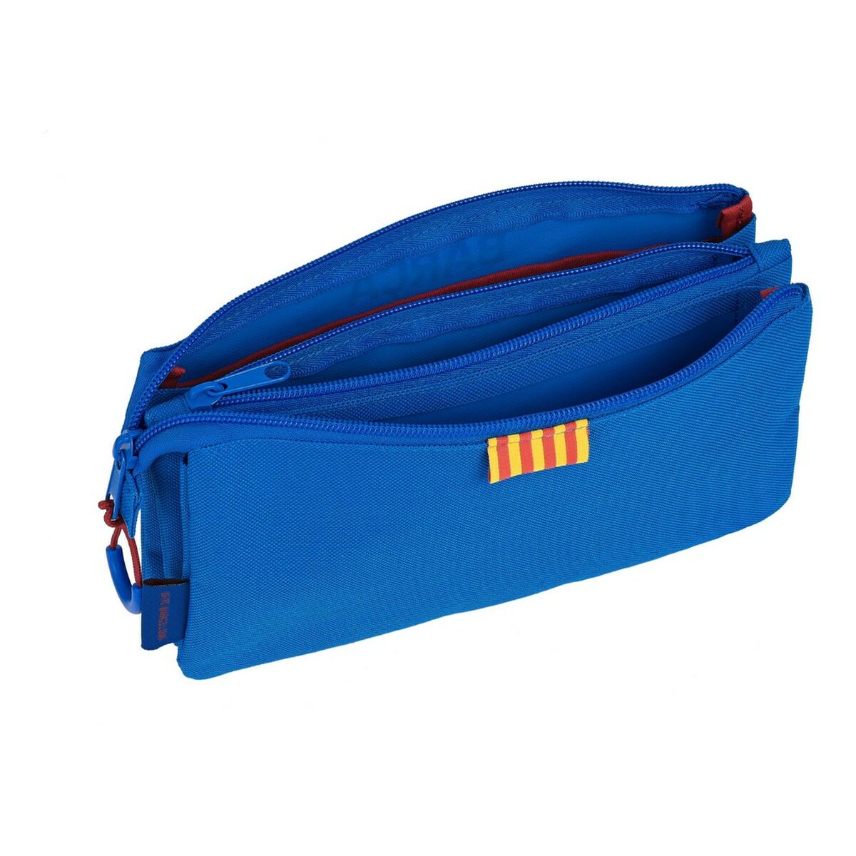 Τριπλή Κασετίνα F.C. Barcelona M744 22 x 12 x 3 cm Μπορντό Ναυτικό Μπλε
