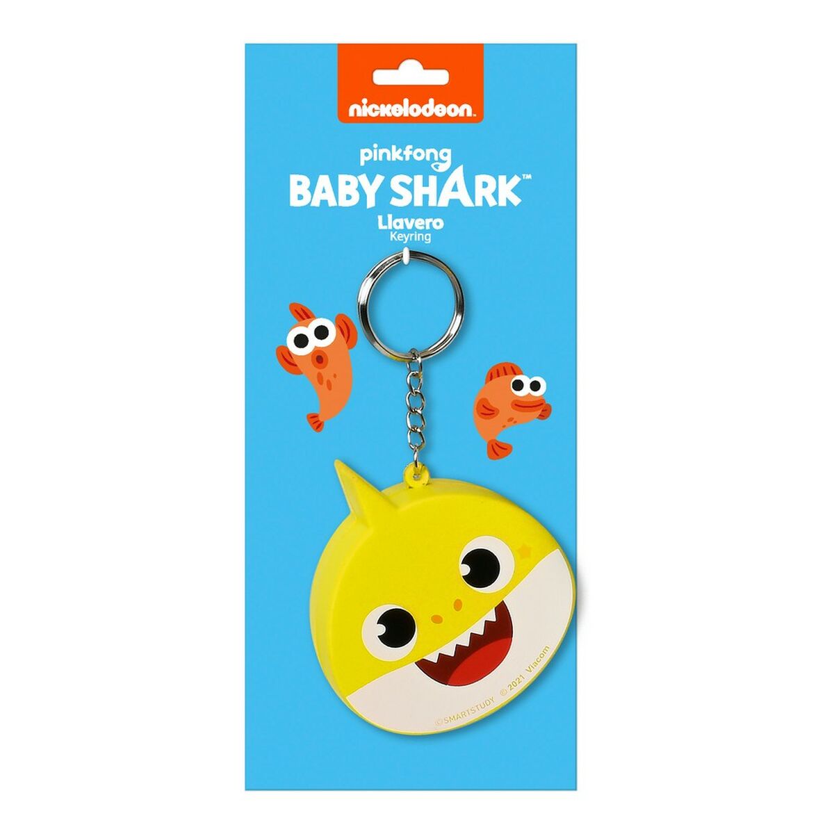 Μπρελόκ-αλυσίδα Baby Shark Beach Day Κίτρινο