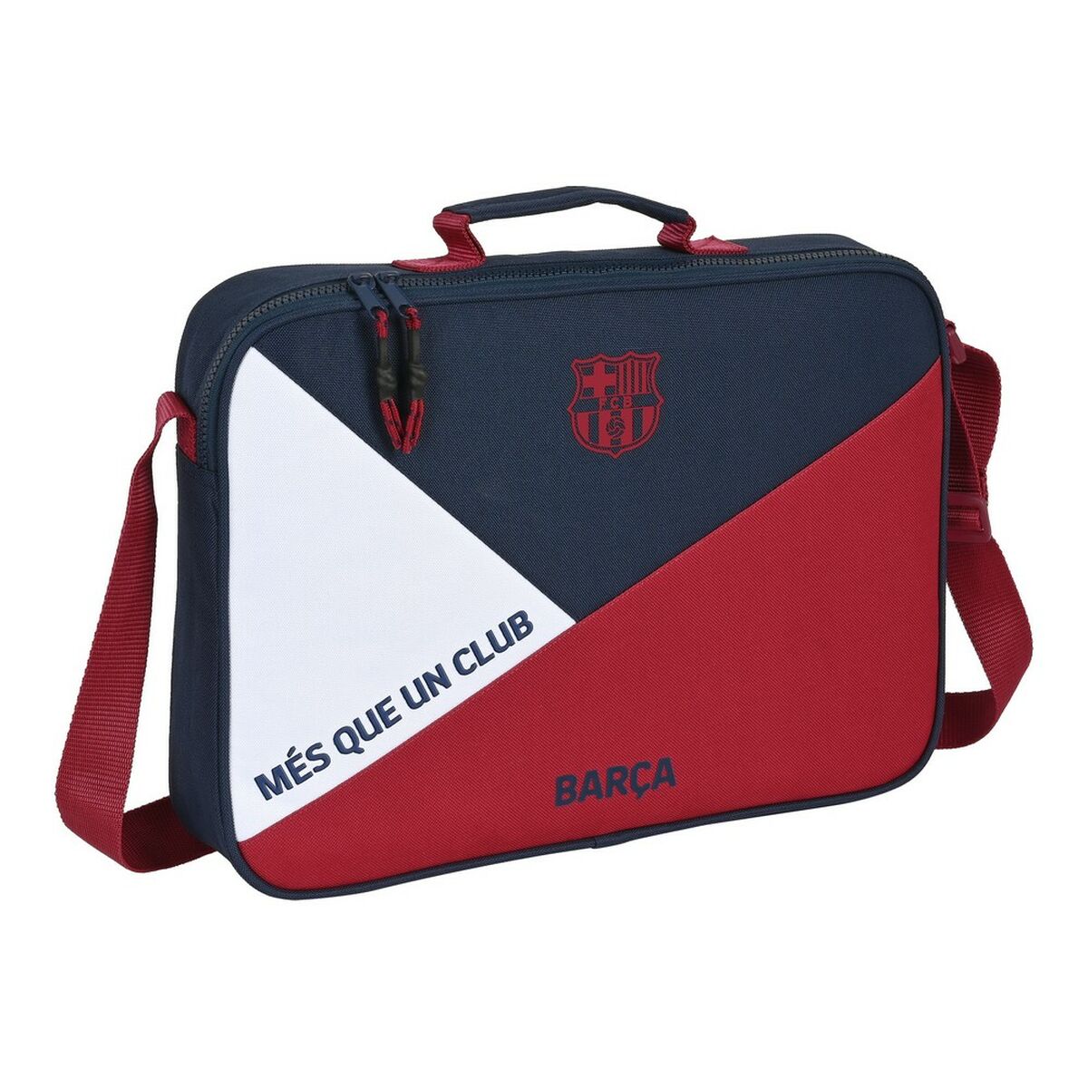 Σχολική Τσάντα F.C. Barcelona Corporativa Μπλε Μπορντό (38 x 28 x 6 cm)
