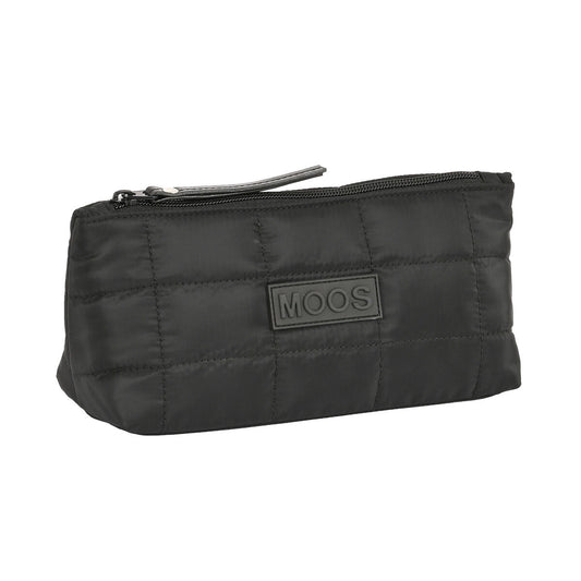 Σχολικό Νεσεσέρ Moos Negro Μαύρο Γεμισμένο 23 x 12 x 8 cm