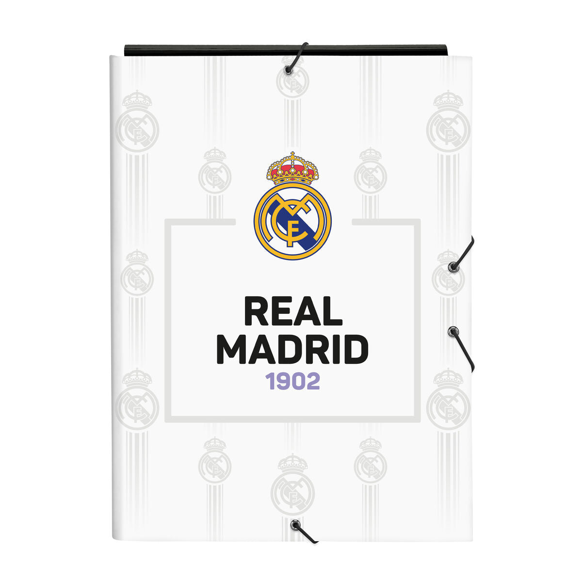 Φάκελος Real Madrid C.F. Μαύρο Λευκό A4 (26 x 33.5 x 2.5 cm)