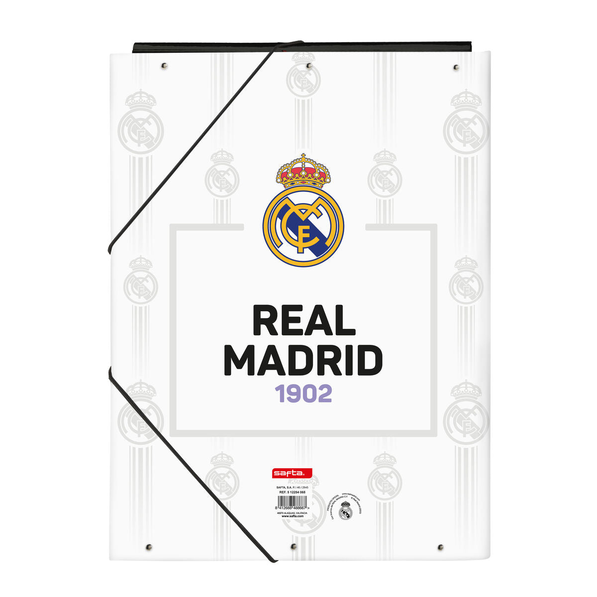 Φάκελος Real Madrid C.F. Μαύρο Λευκό A4 (26 x 33.5 x 2.5 cm)