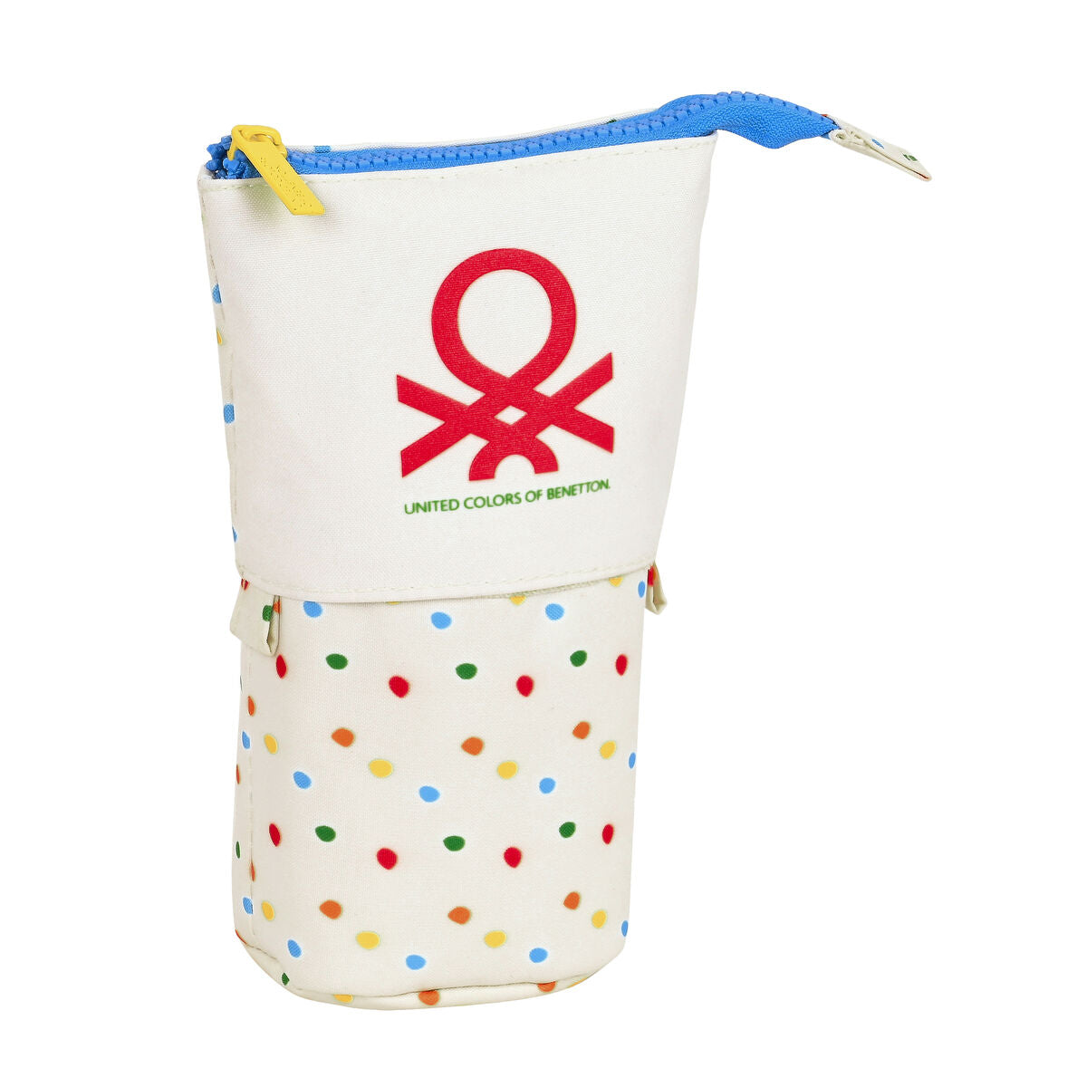 Κασετίνα σε Σχήμα Κούπας Benetton Topitos Λευκό (8 x 19 x 6 cm)