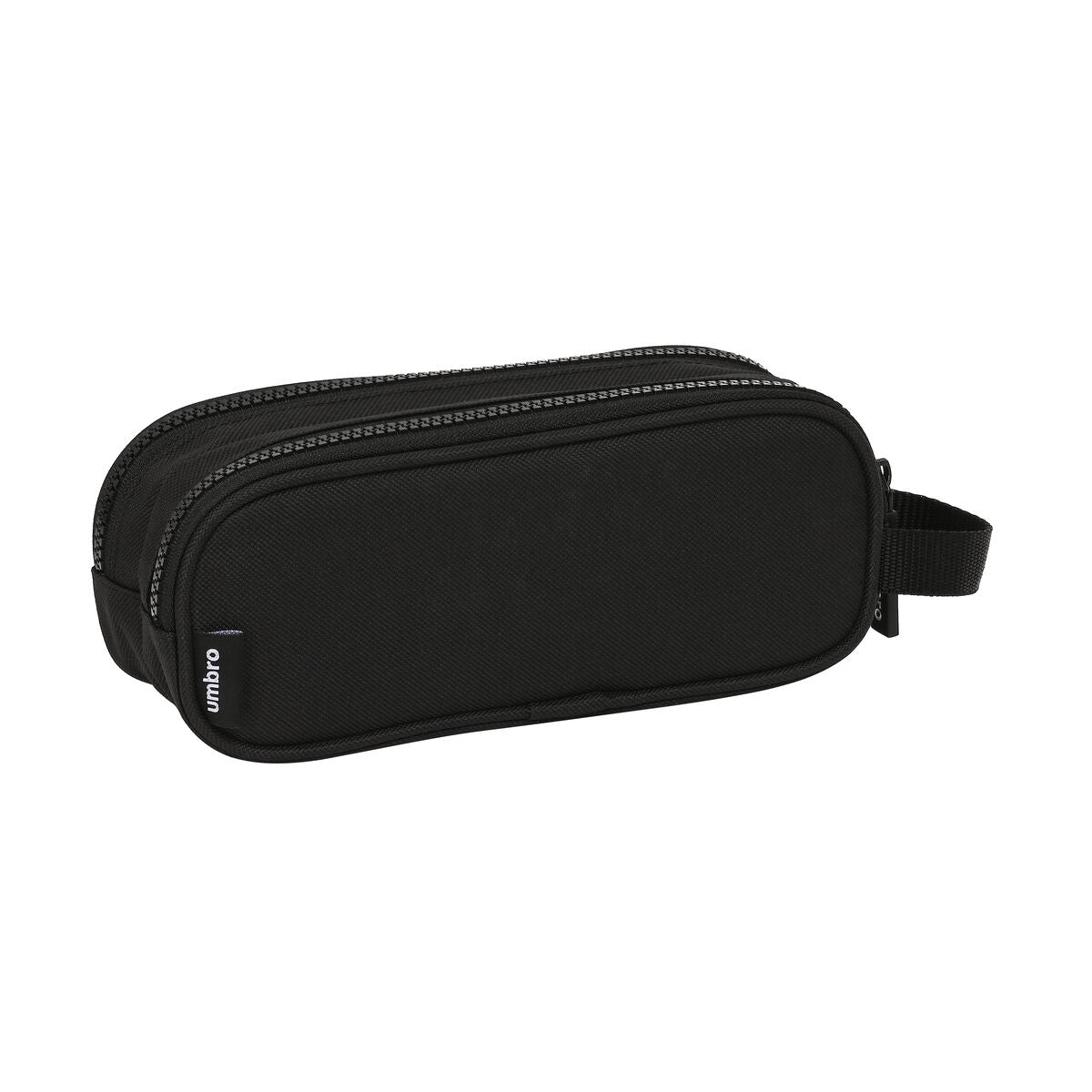 Διπλή Κασετίνα Umbro Flash Μαύρο 21 x 8 x 6 cm