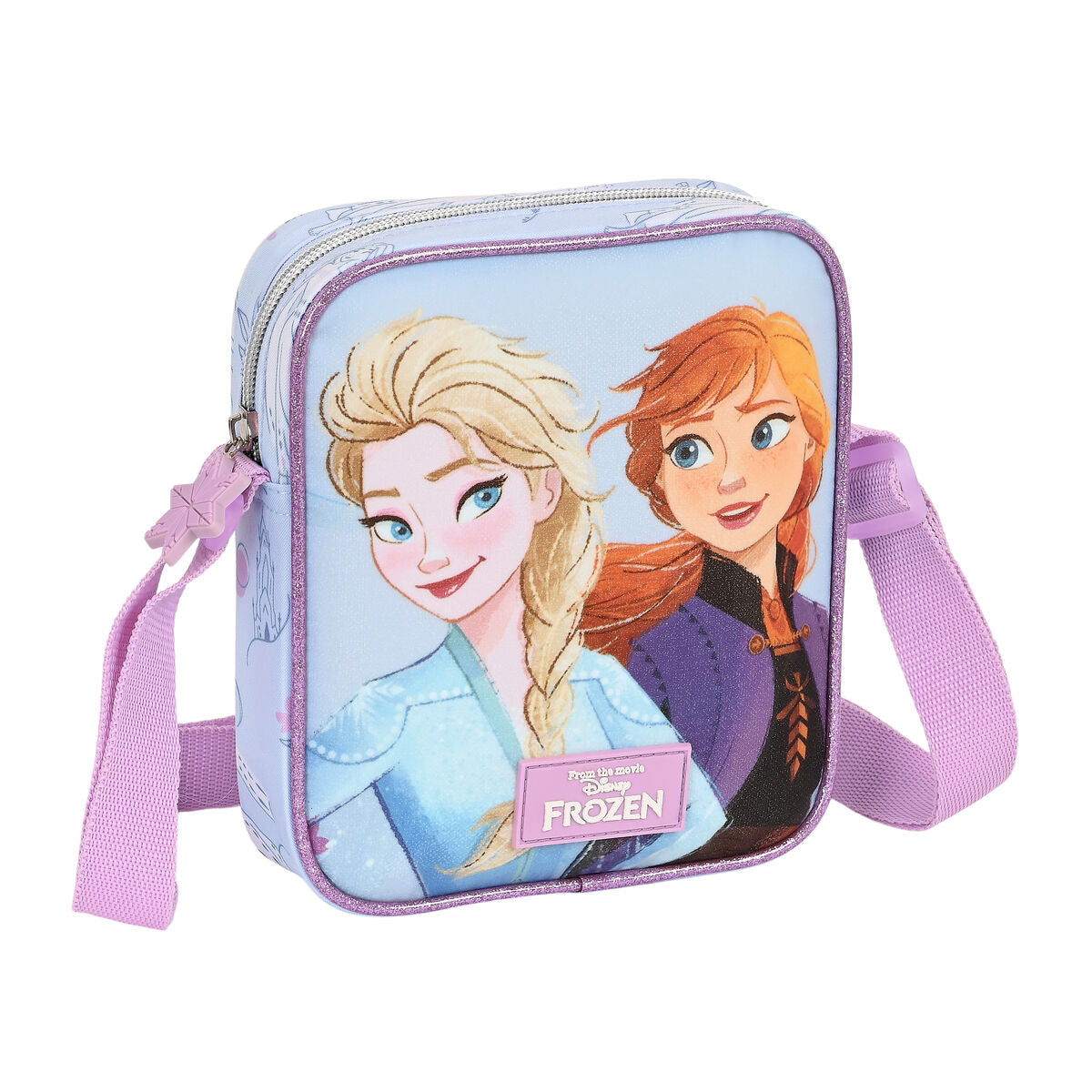 Τσάντα Ώμου Frozen Believe Λιλά 16 x 18 x 4 cm