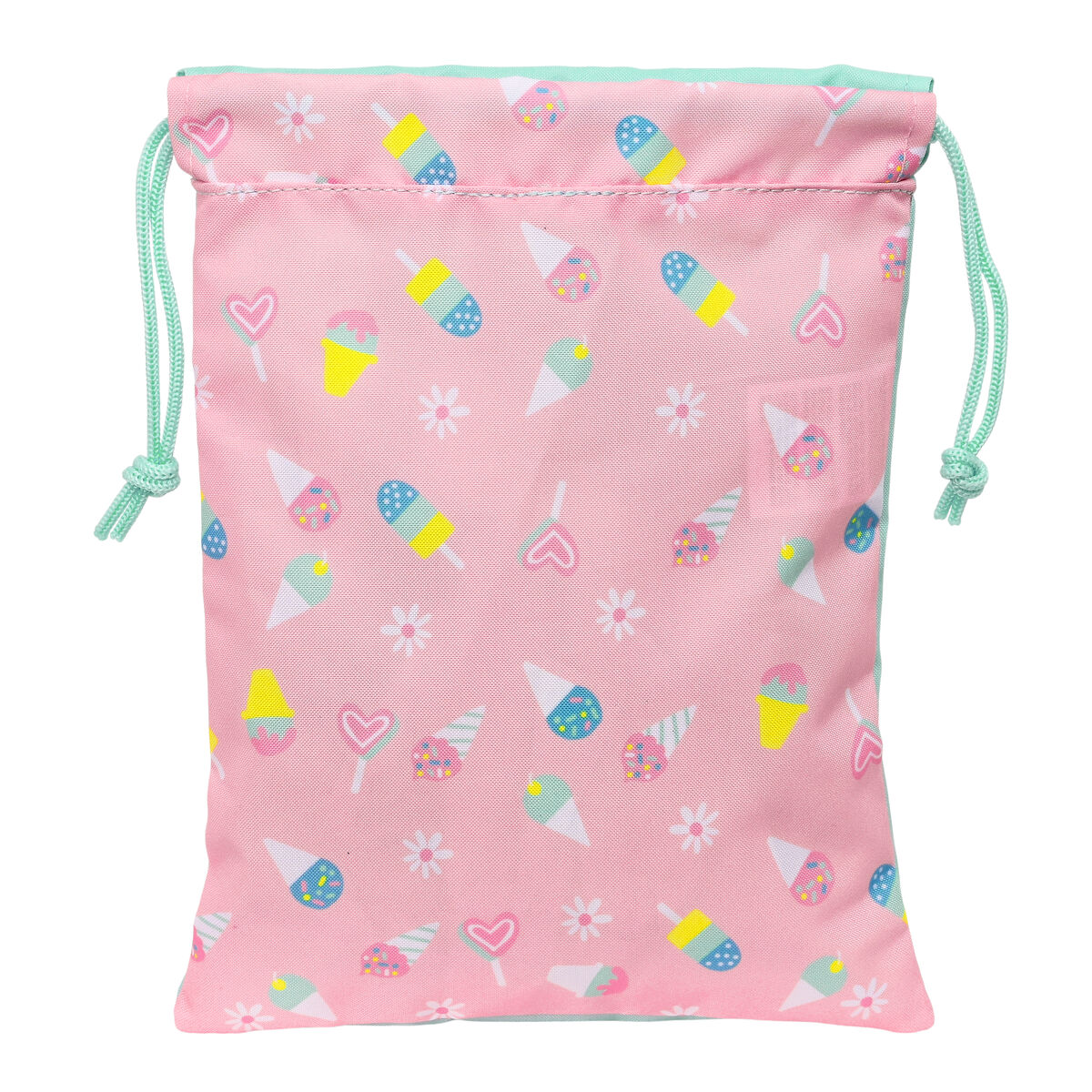 Τσάντα Γεύματος Peppa Pig Ice cream Σάκοι 20 x 25 x 1 cm Ροζ Μέντα
