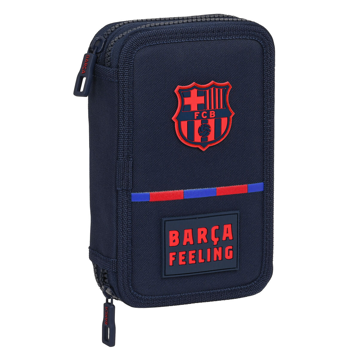 Κασετίνα με Αξεσουάρ F.C. Barcelona Ναυτικό Μπλε 12.5 x 19.5 x 4 cm (28 Τεμάχια)