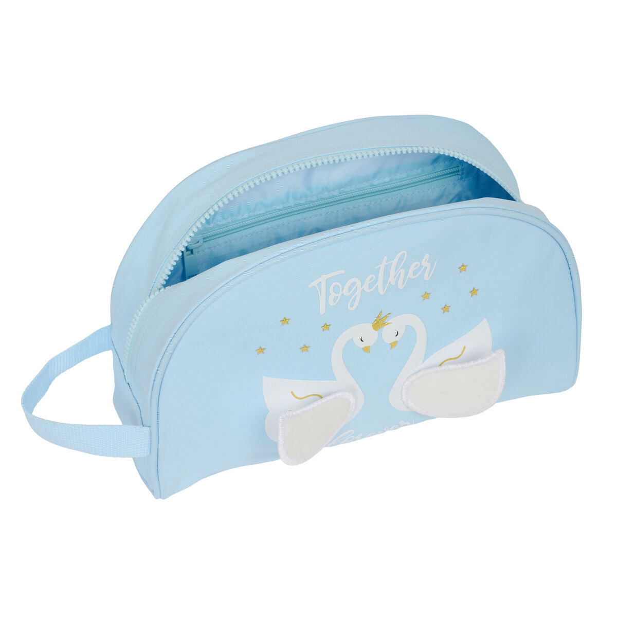 Σχολικό Νεσεσέρ Glow Lab Cisnes Ανοιχτό Μπλε 28 x 18 x 10 cm