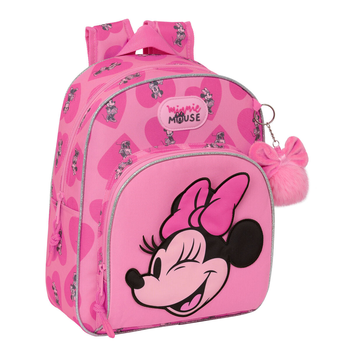 Σχολική Τσάντα Minnie Mouse Loving Ροζ 28 x 34 x 10 cm