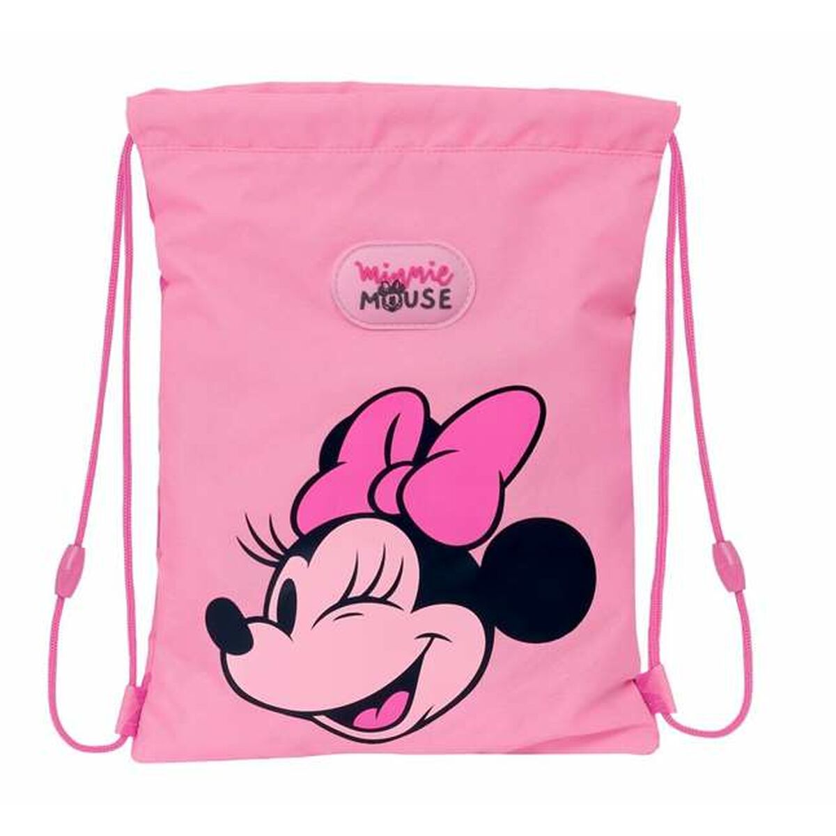 Σχολική Τσάντα με Σχοινιά Minnie Mouse Loving