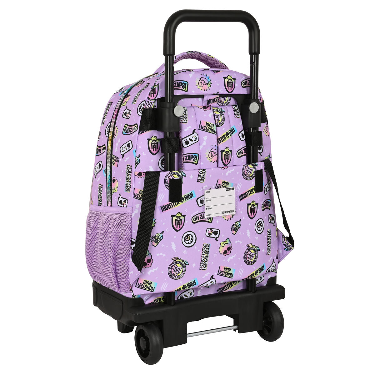 Σχολική Τσάντα με Ρόδες Monster High Best boos Λιλά 33 X 45 X 22 cm
