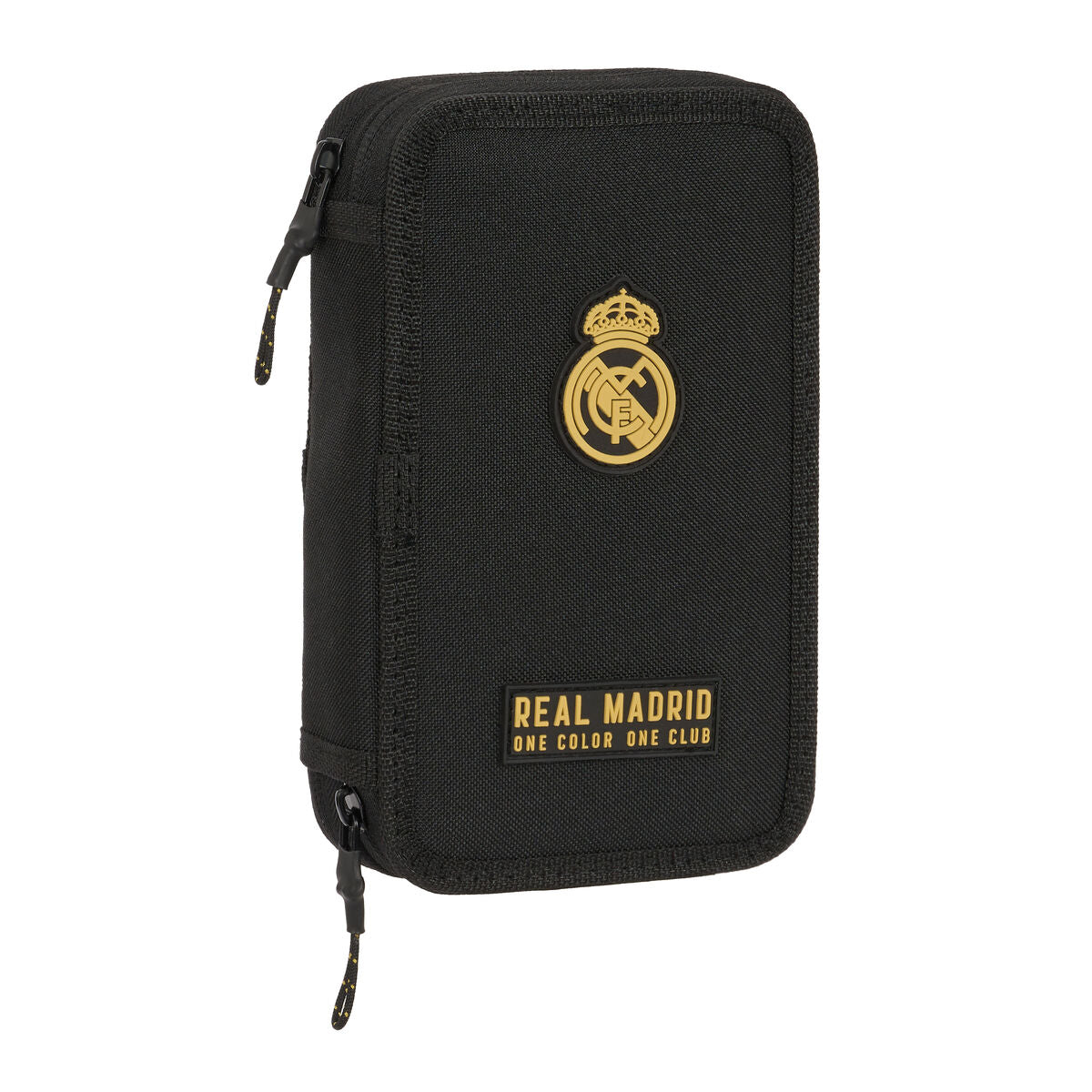 Σακίδιο Πλάτης για τα Μολύβια Real Madrid C.F. Μαύρο 12.5 x 19.5 x 4 cm (28 Τεμάχια)