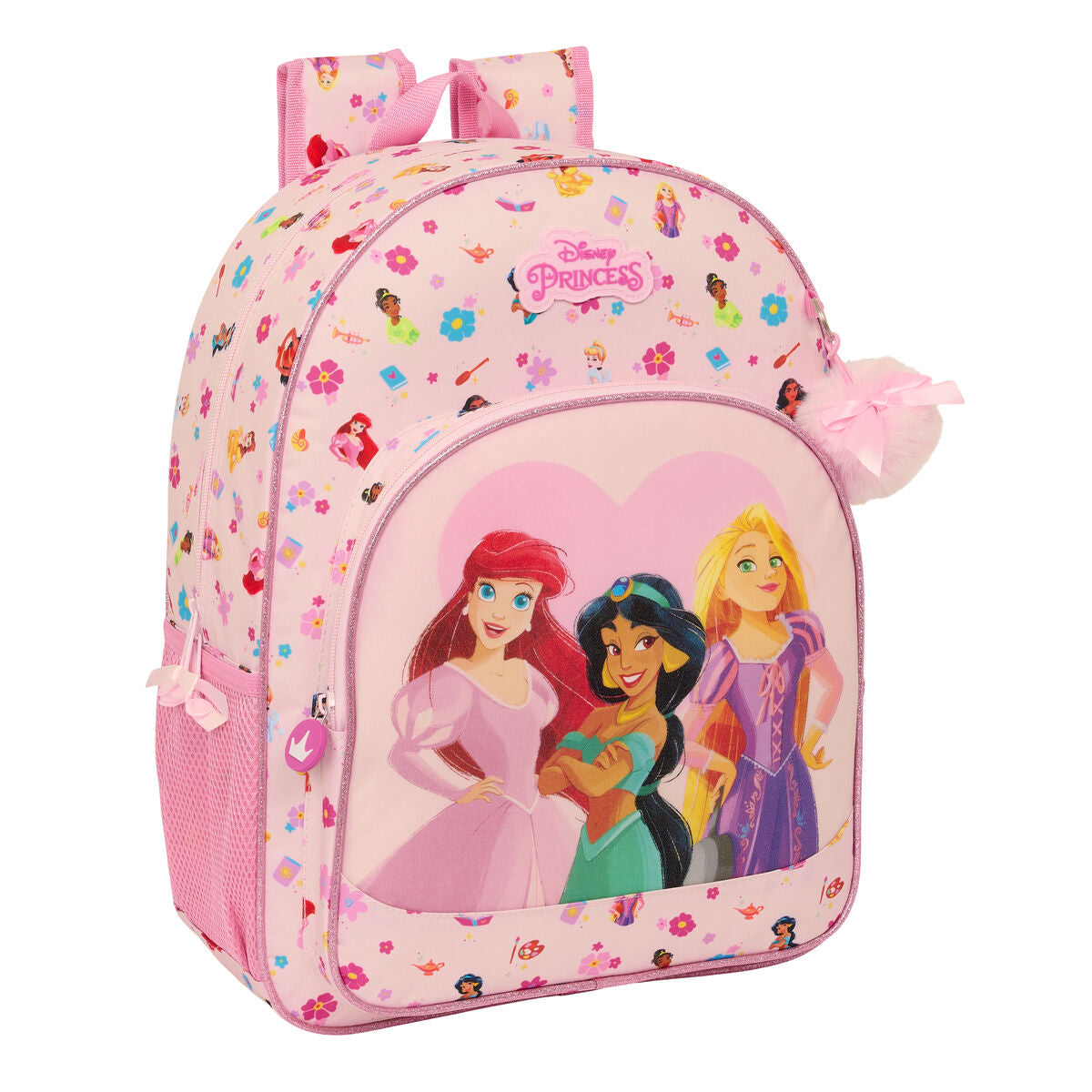 Σχολική Τσάντα Disney Princess Summer adventures Ροζ 33 x 42 x 14 cm