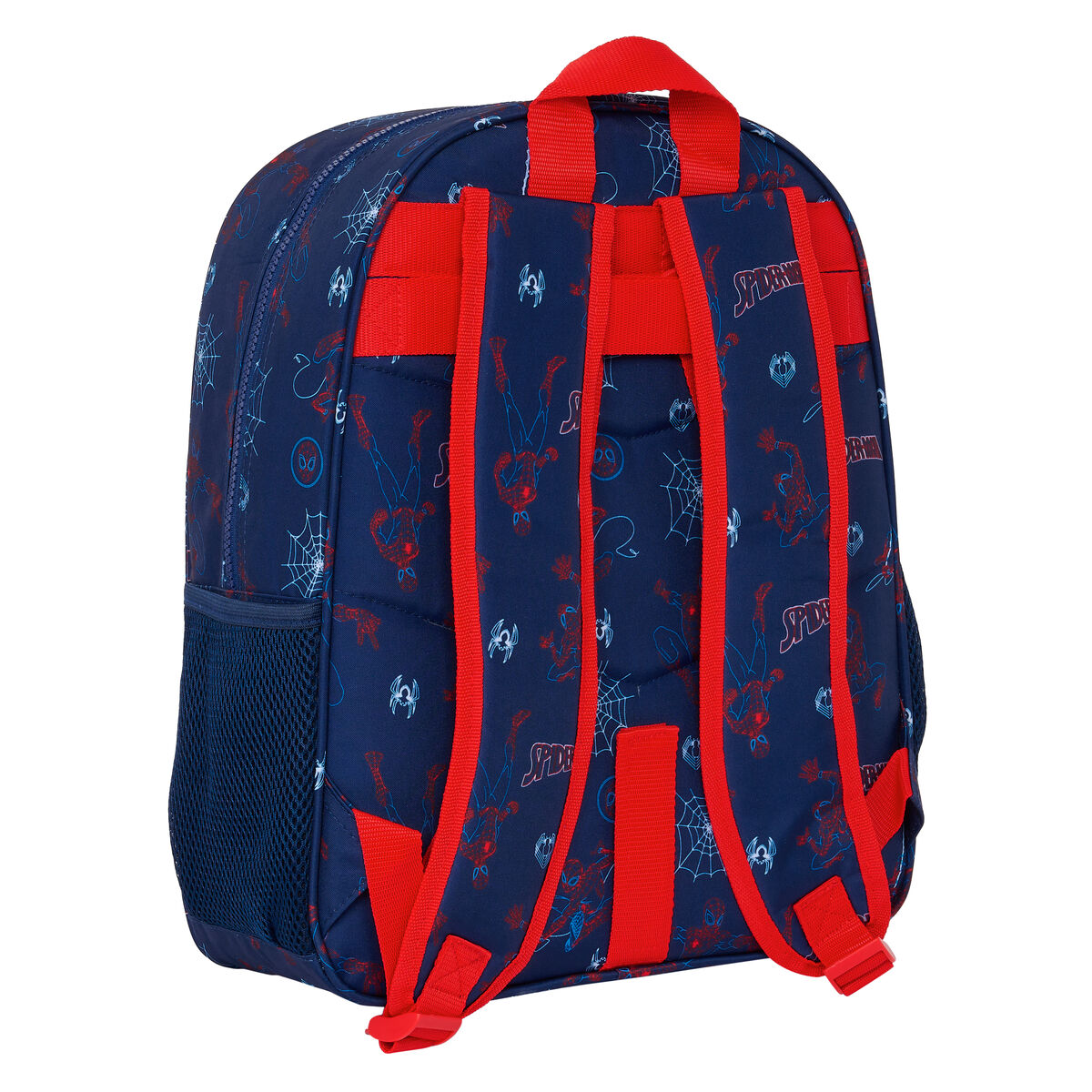 Σχολική Τσάντα Spider-Man Neon Ναυτικό Μπλε 32 X 38 X 12 cm