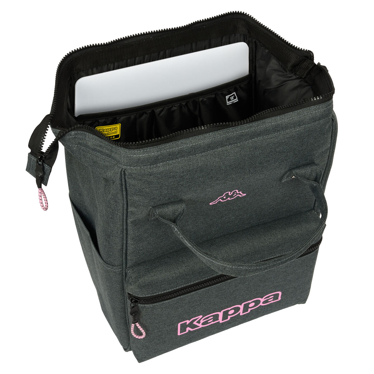 Σακίδιο για Laptop Kappa Silver Pink Γκρι 27 x 40 x 19 cm