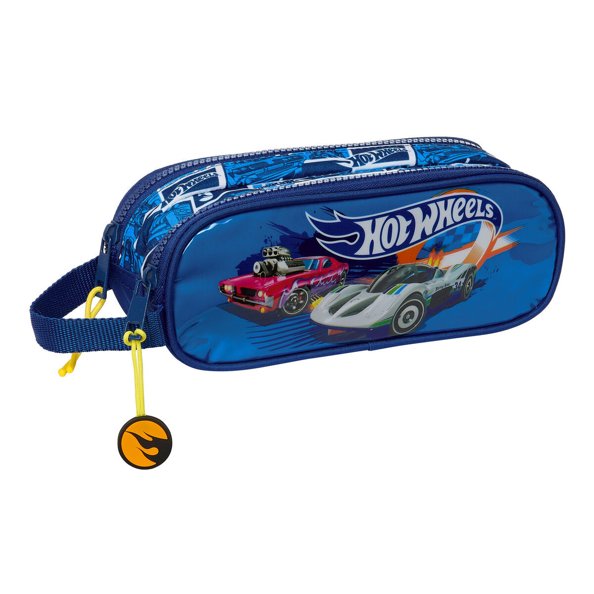 Διπλή Κασετίνα Hot Wheels Sonny Ναυτικό Μπλε 21 x 8 x 6 cm